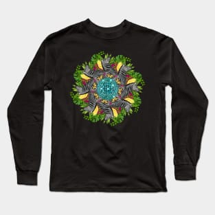 Disco zebra mandala Long Sleeve T-Shirt